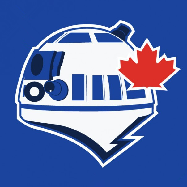 Toronto Blue Jays Star Wars Logo iron on transfers